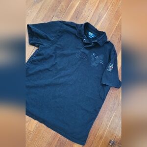 POLO RALPH LAUREN BLACK POLO SIZE XXL